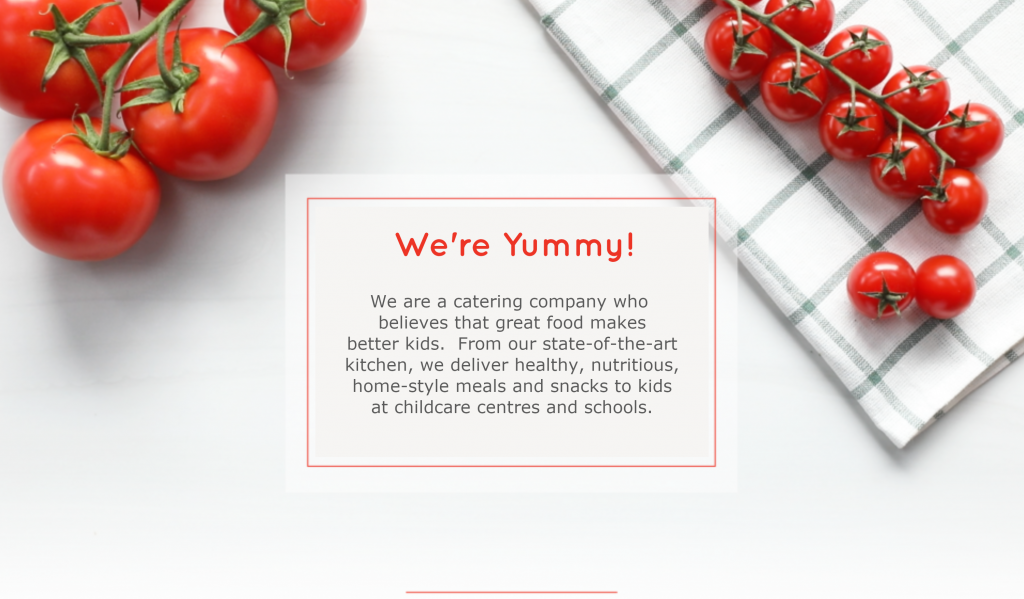 Yummy Catering Healthy, Nutritious & Incredibly Yummy